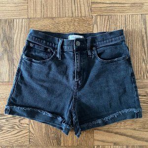 Last Chance: Madewell High-Rise Denim Shorts in Lunar Wash
